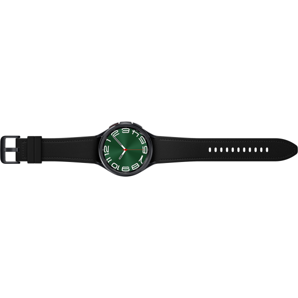Смарт-годинник Samsung Galaxy Watch 6 Classic 47mm Black з Hybrid Eco-Leather Black Band (SM-R960NZKA)