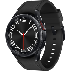 Смарт-часы Samsung Galaxy Watch 6 Classic 43mm LTE Black with Hybrid Eco-Leather Black Band (SM-R955FZKA)