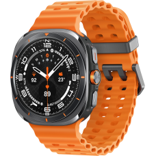 Смарт-годинник Samsung Galaxy Watch Ultra 47mm LTE Titanium Grey with Orange Marine Band (SM-L705FDAA)