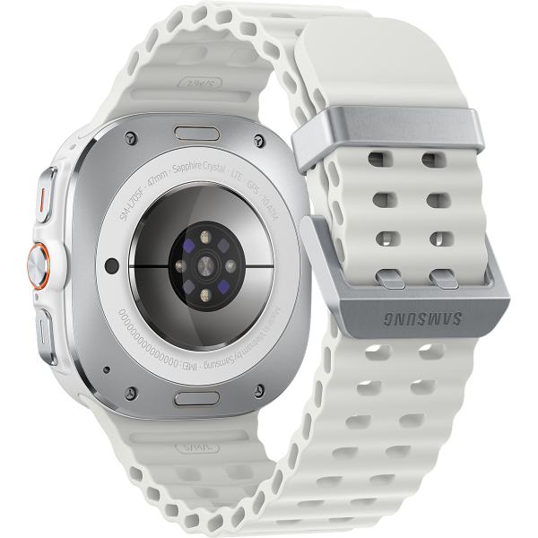 Смарт-часы Samsung Galaxy Watch Ultra 47mm LTE Titanium White with White Marine Band (SM-L705FZWA)