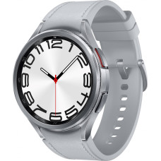 Смарт-часы Samsung Galaxy Watch 6 Classic 47mm Silver with Hybrid Eco-Leather Silver Band (SM-R960NZSA)