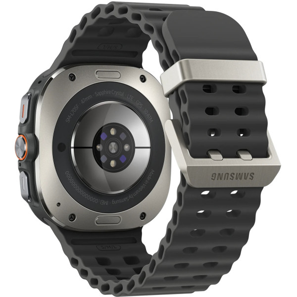 Смарт-годинник Samsung Galaxy Watch Ultra 2025 47mm LTE Titanium Silver with Dark Grey Marine Band (SM-L705FZS2)