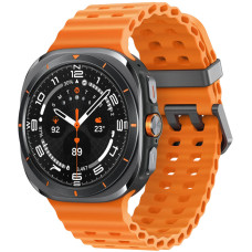 Смарт-часы Samsung Galaxy Watch Ultra 2025 47mm LTE Titanium Gray with Orange Marine Band (SM-L705FZA2)