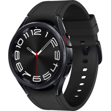 Samsung Galaxy Watch 6 Classic 43mm Black with Hybrid Eco-Leather Black Band (SM-R950NZKALTA) (Відновлений, Як новий)