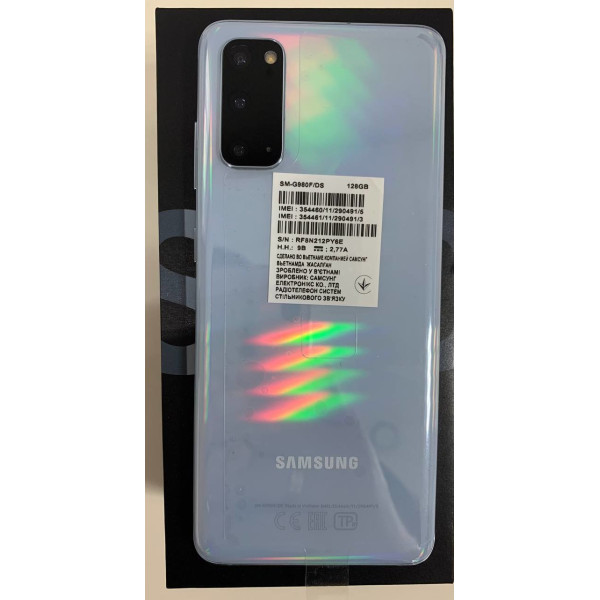 Samsung Galaxy S20 8/128GB G980F/DS Cloud Blue (Відновлений, Як новий)